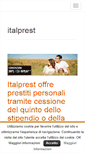 Mobile Screenshot of italprestonline.com